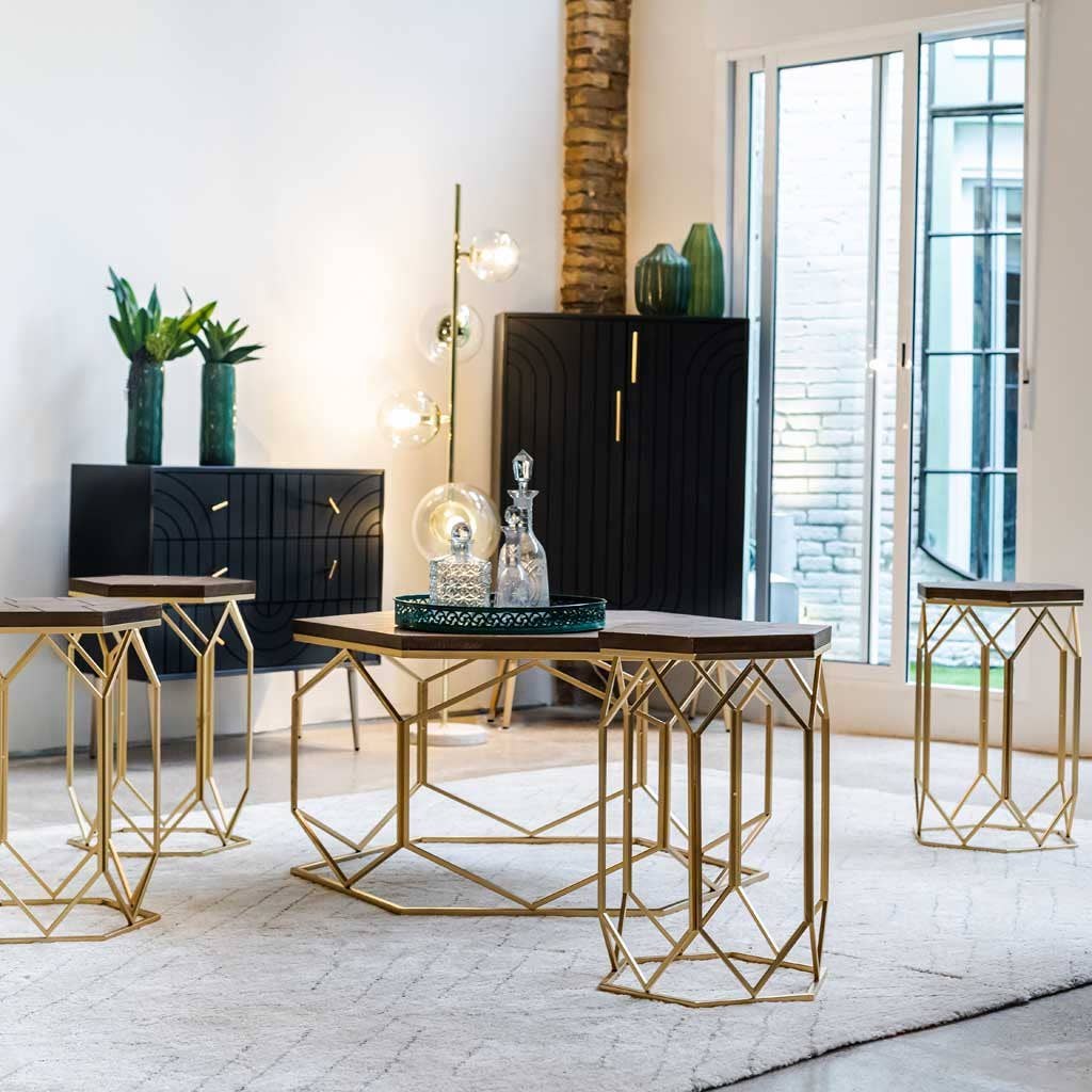 Commode Bois et Métal — détail