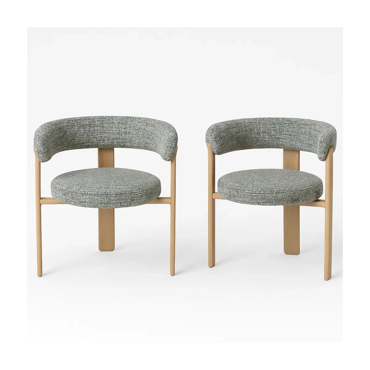 Duo de Chaises Rembourrées — détail