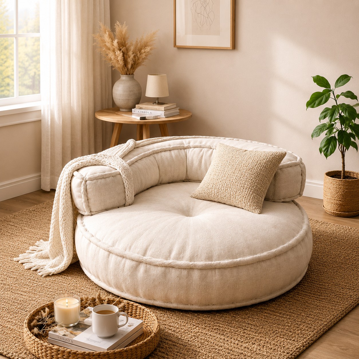Fauteuil de Sol Blanc