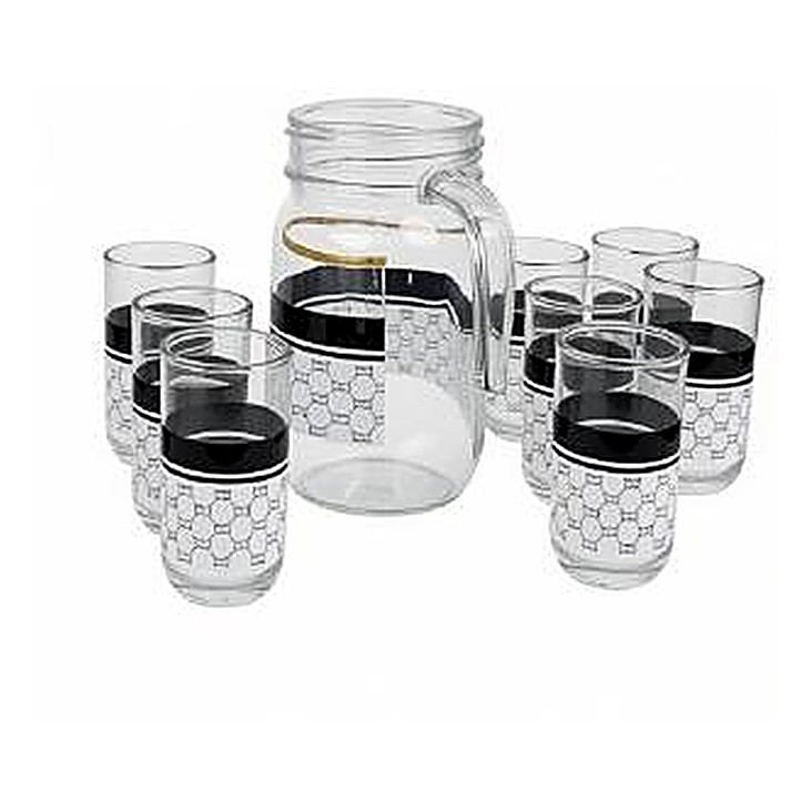 Service Pichet & 6 Verres Graphiques