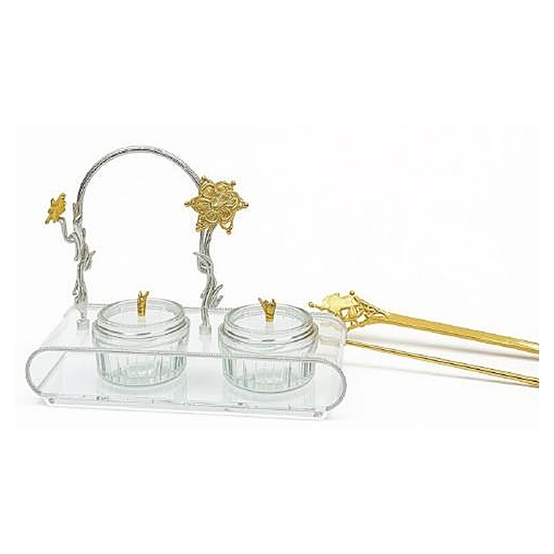 Set Condiments Arche Dorée & Argentée