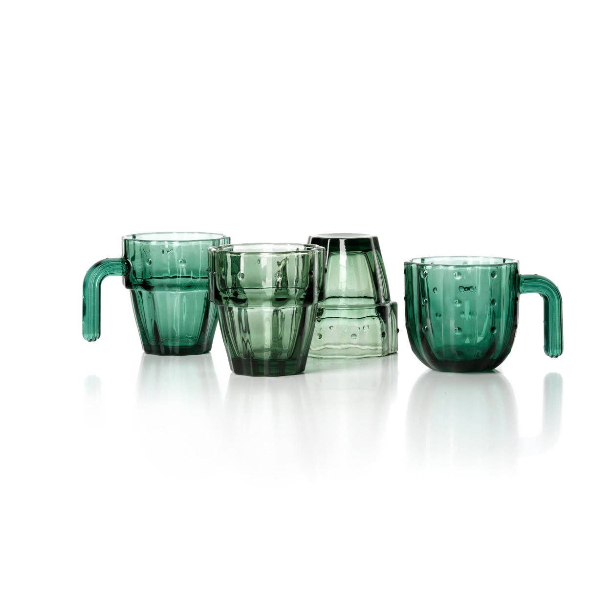 Verres Stack Cactus (Lot de 4) — détail