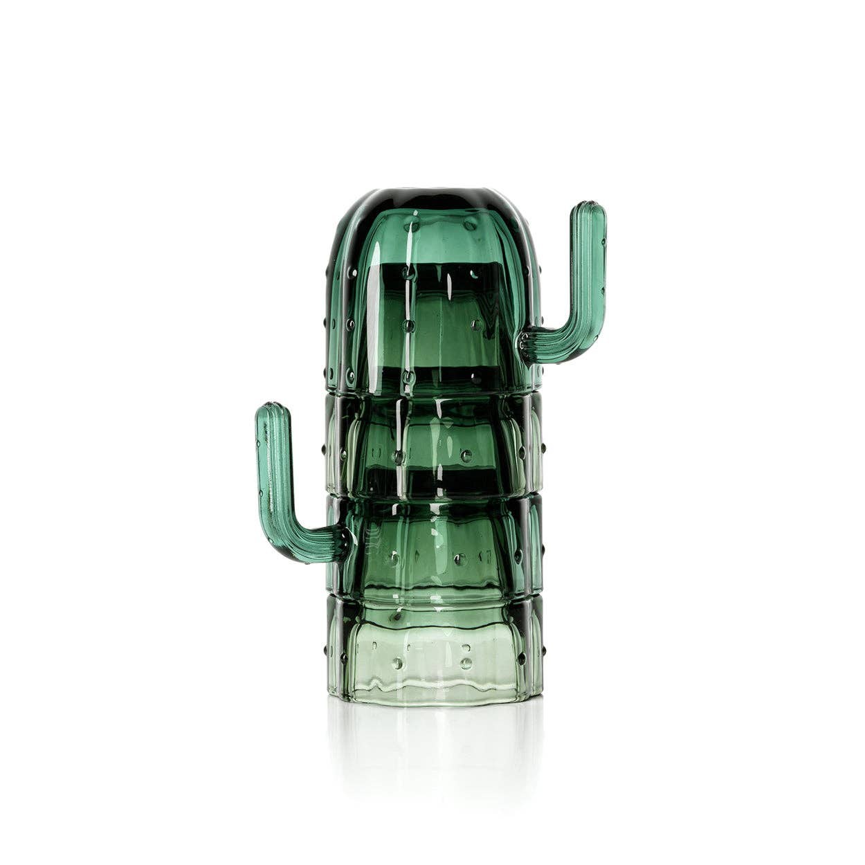 Verres Stack Cactus (Lot de 4)
